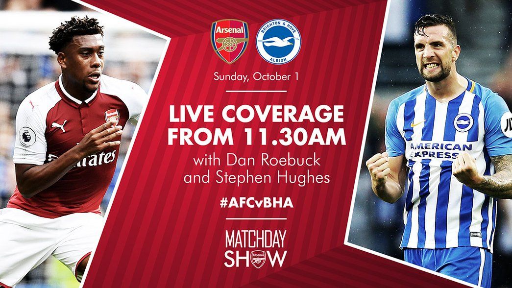 Follow the Brighton game LIVE on Arsenal.com