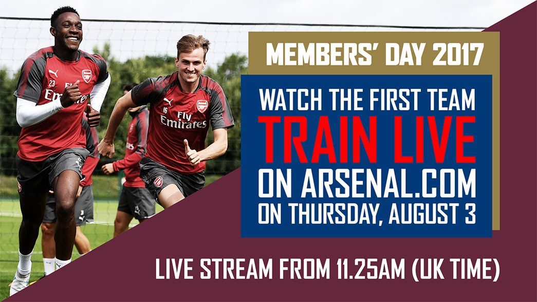 Watch first team train LIVE on Arsenal.com