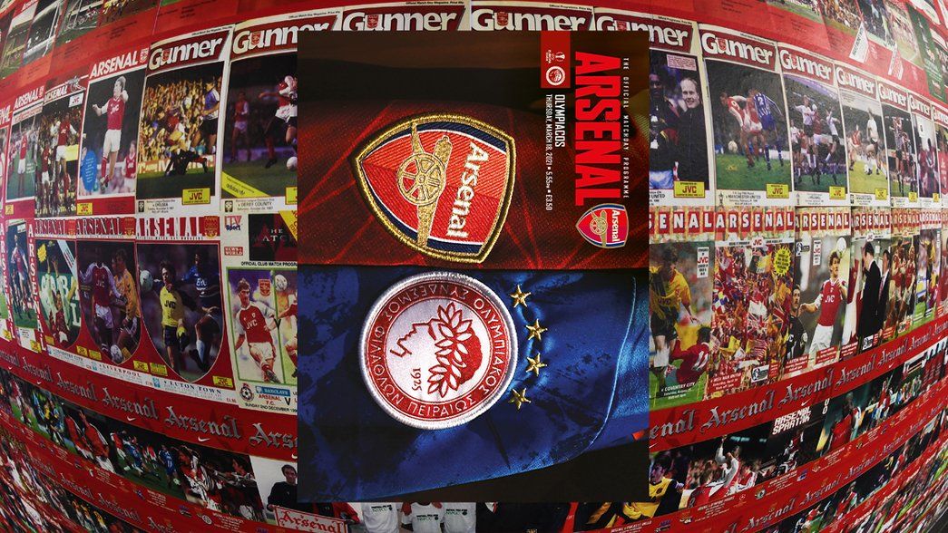 Matchday programme for Olympiacos (h)
