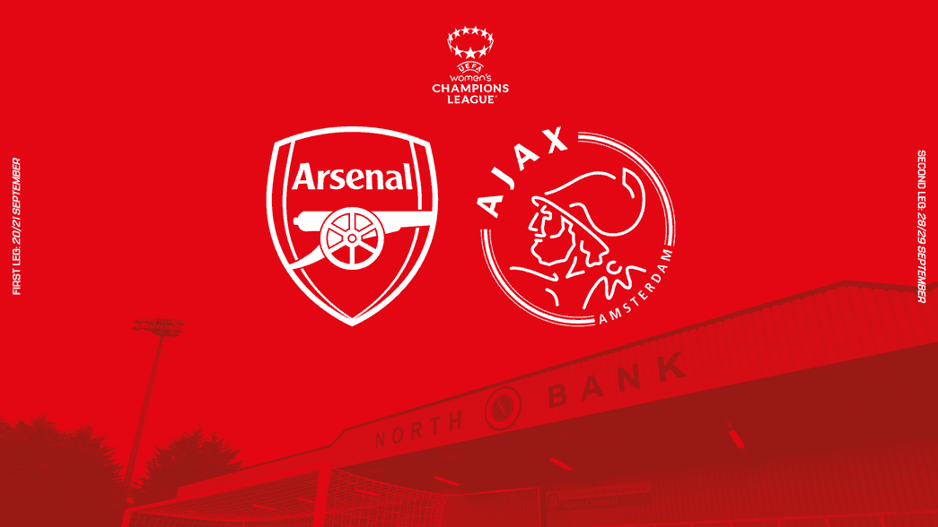Arsenal face Ajax in UWCL Round 2