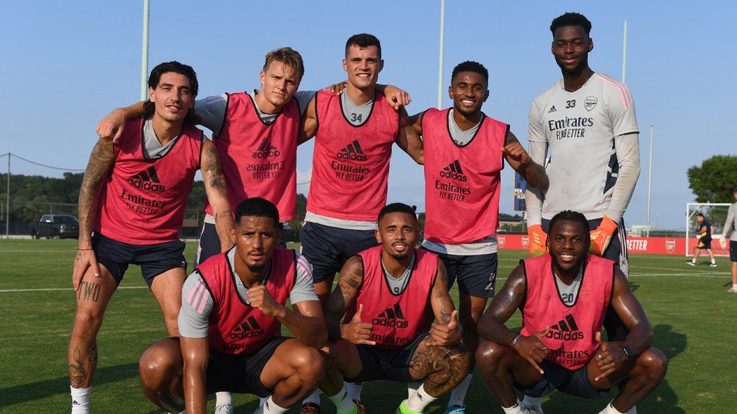 Arsenal training in Orlando