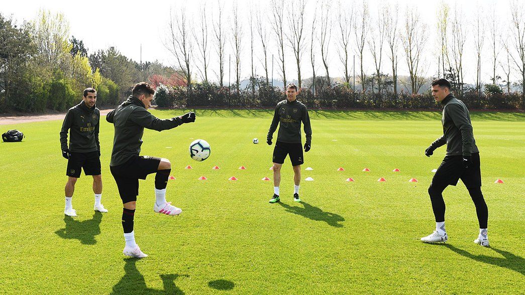 In pictures: final training ahead of Watford