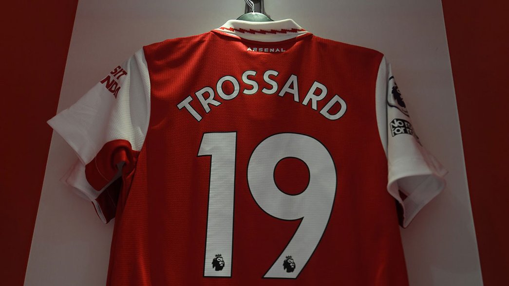 Trossard debut shirt