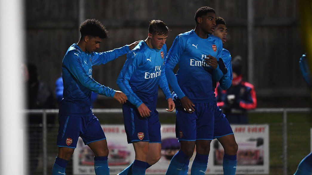 Arsenal Under-18s won 3-2 at Middlesbrough in the fifth round of the FA Youth Cup