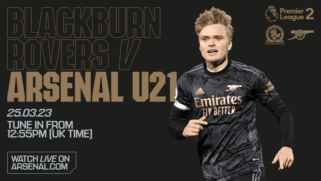 Blackburn Rovers v Arsenal U21s live stream