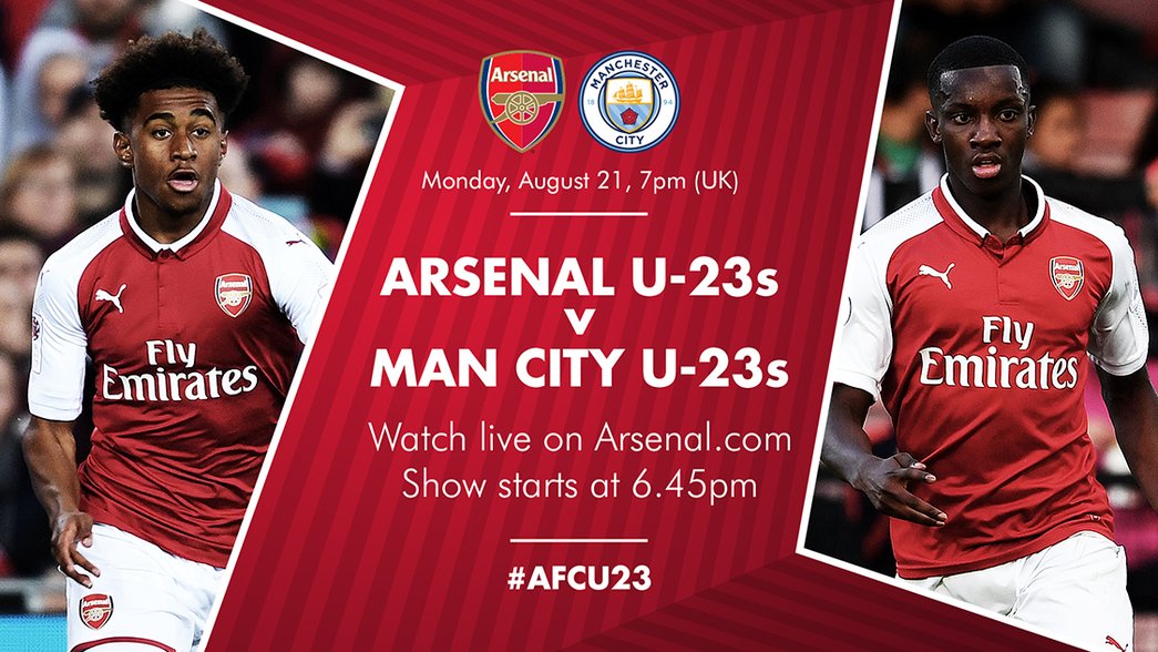 Arsenal Under-23s matchday promo