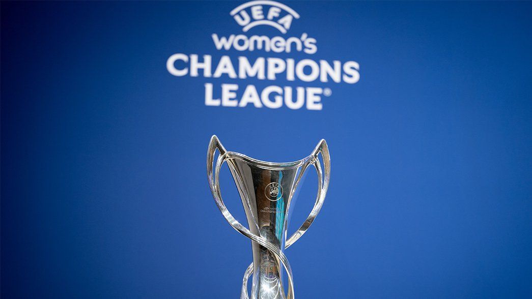 The UEFA Women's Champions League trophy