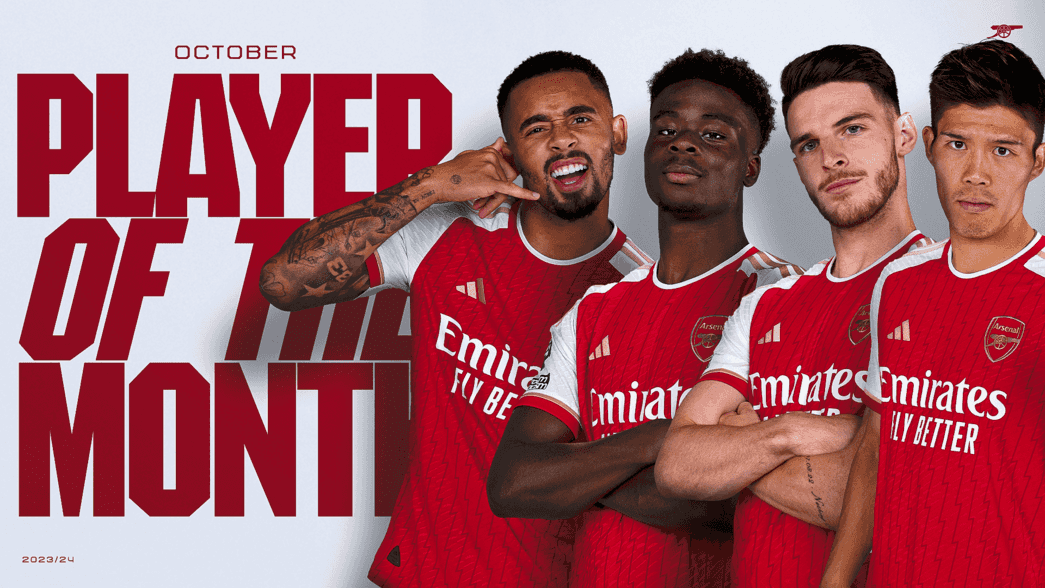 Arsenal's Player of the Month for October