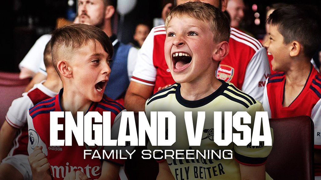 England v USA | Junior Gunners Family Screening