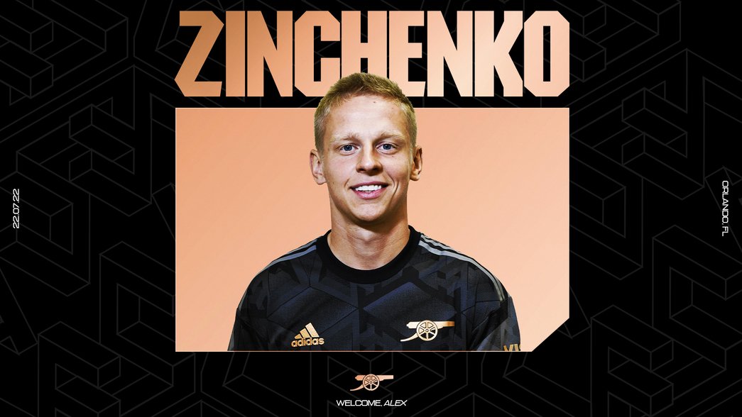 Zinchenko announcement graphic