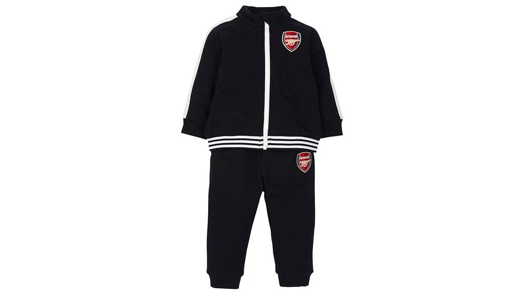 Win an Arsenal Baby zip up tracksuit 2324