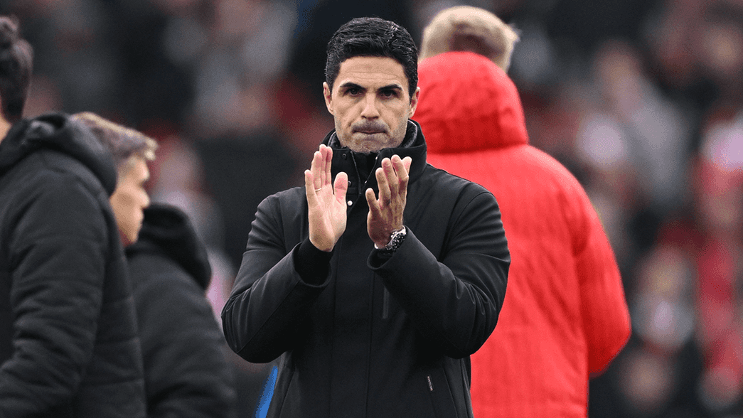Mikel Arteta following the win against Crystal Palace