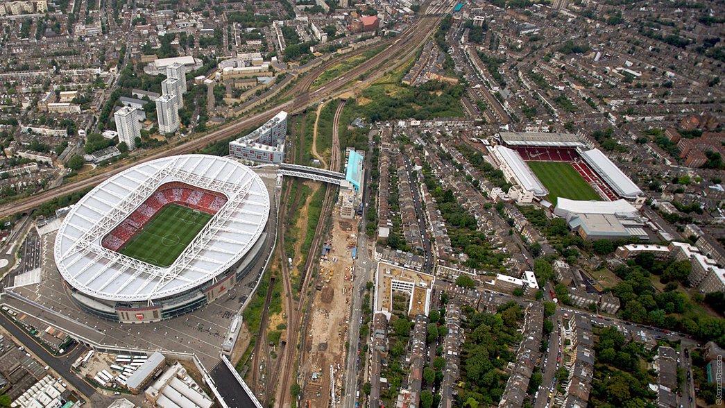 Emirates Stadium and Highbury