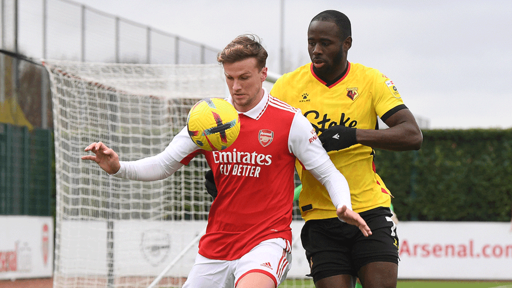 Rob Holding in action against Watford