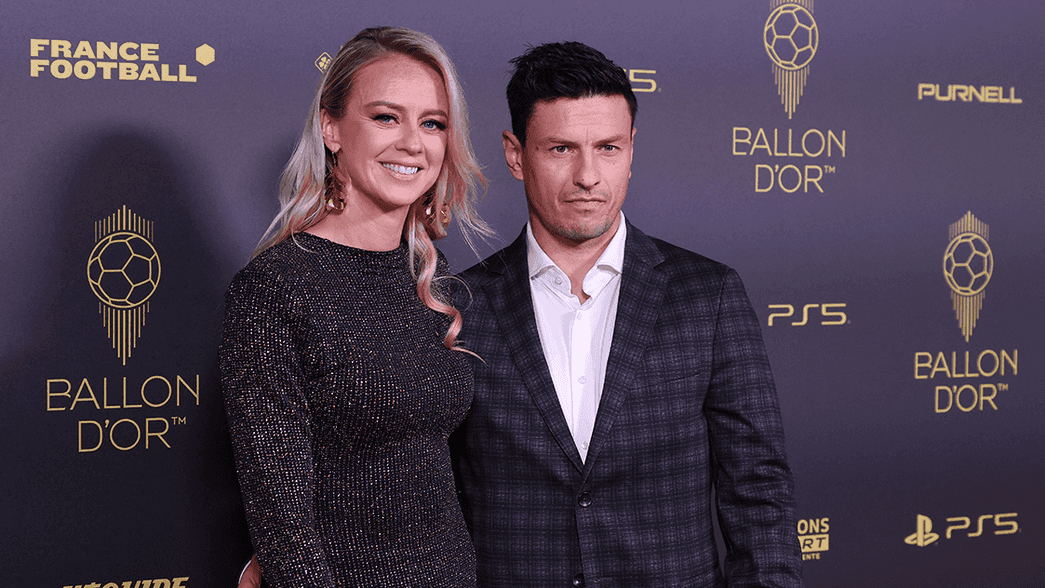 Amanda Ilestedt at the Ballon d'Or ceremony