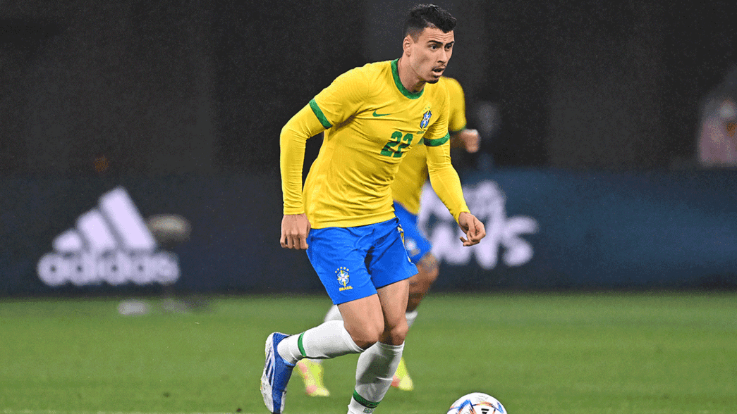 Gabriel Martinelli in action for Brazil