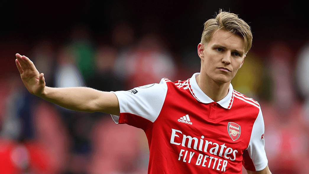 Martin Odegaard following the game against Brighton