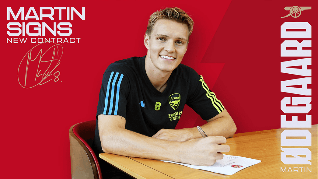 Martin Odegaard becomes Arsenal