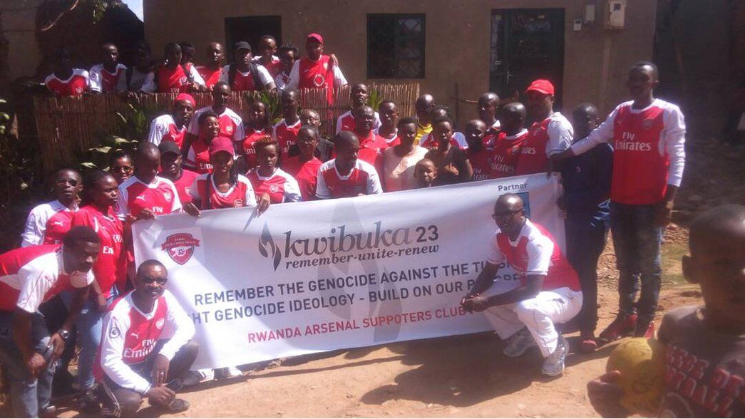 Rwanda Supporters Club group shot