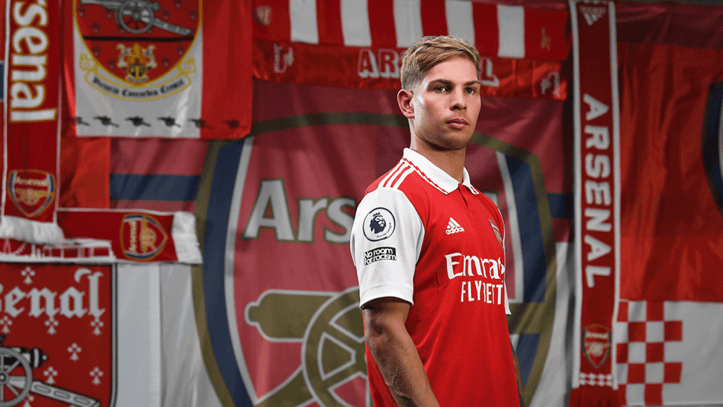 Emile Smith Rowe at Arsenal's media day