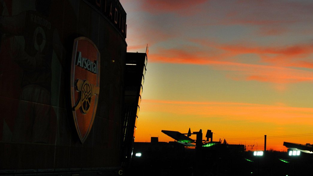 Emirates Stadium sunset
