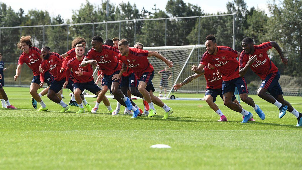 Arsenal training session