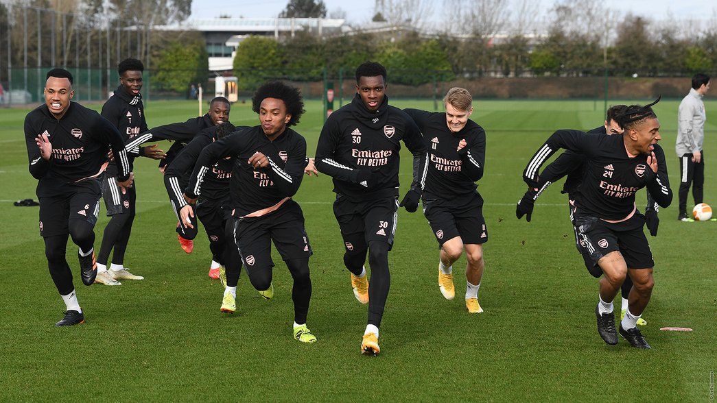 Training ahead of Benfica