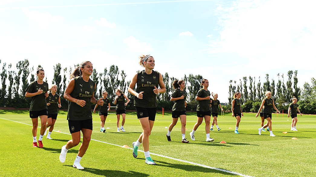Arsenal Women return to training