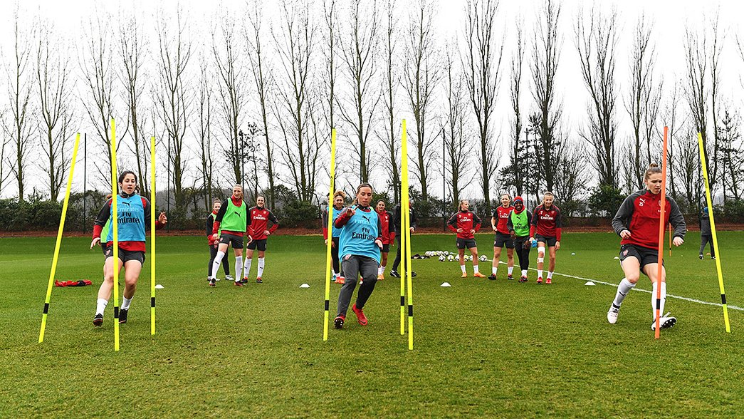 Arsenal Women training