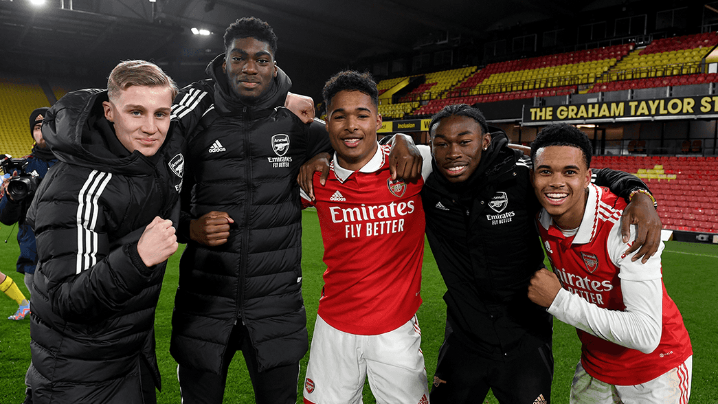 Reuell Walters after the FA Youth Cup win against Watford