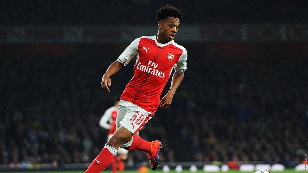 Chris Willock in League Cup action