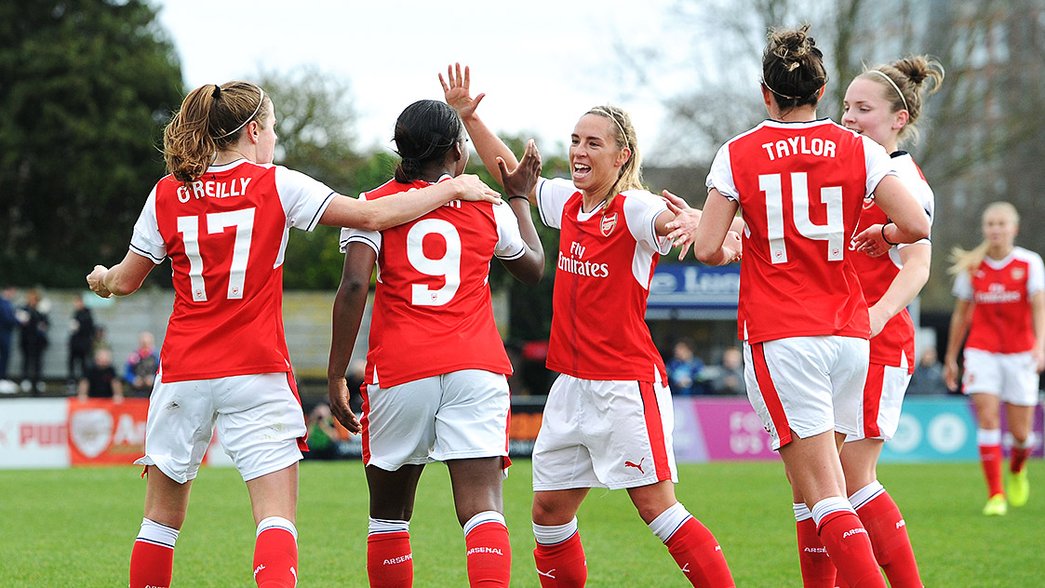 Arsenal Women celebrate