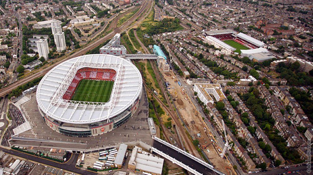 Emirates Stadium and Highbury