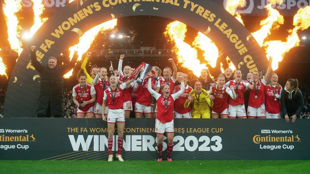 Arsenal Women Conti Cup Champions