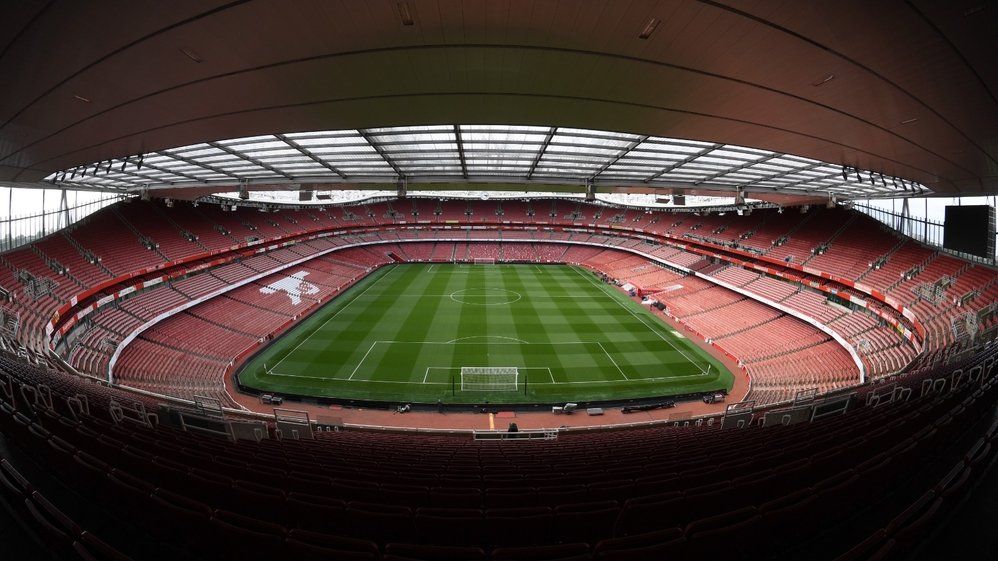 Emirates Stadium ready for the north London Derby