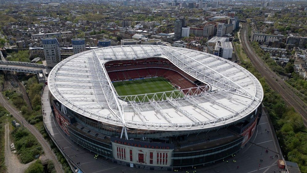 Emirates Stadium pre-Aston Villa