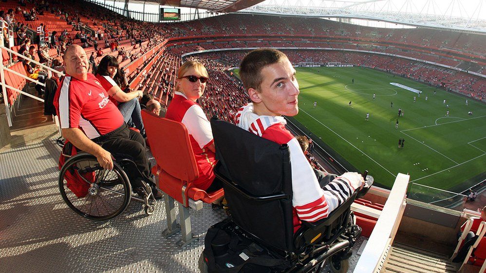 Disabled supporters