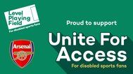 Arsenal marks Unite For Access 2024