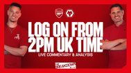 How to find live coverage of Arsenal v Wolves