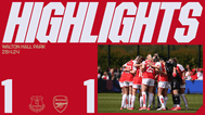 Highlights: Everton 1-1 Arsenal Women