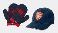 Win Arsenal Baby Hat and Mittens