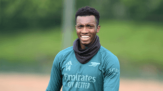 Nketiah full of confidence for north London derby