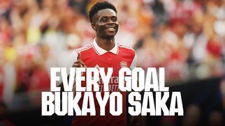 Relive every single Bukayo Saka goal