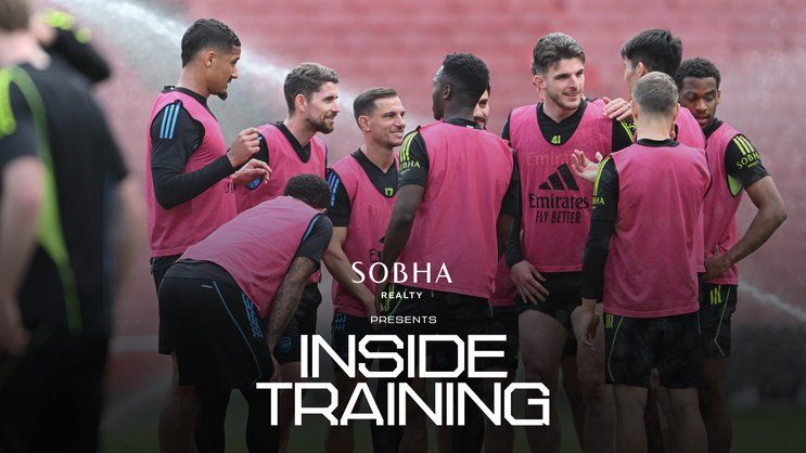 Inside Training: Pre-Everton at Emirates Stadium