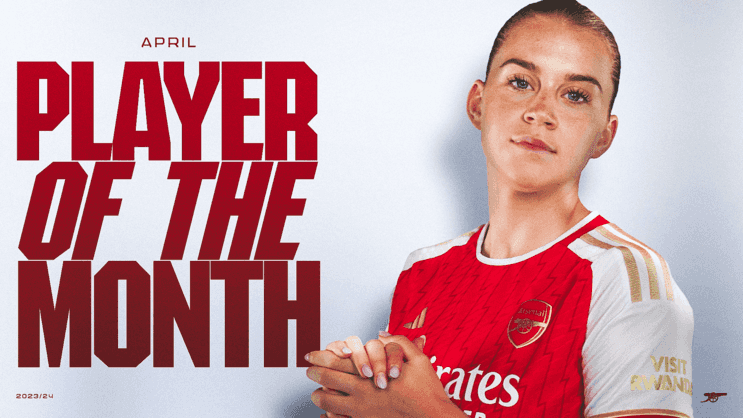Russo wins April's women's Player of the Month
