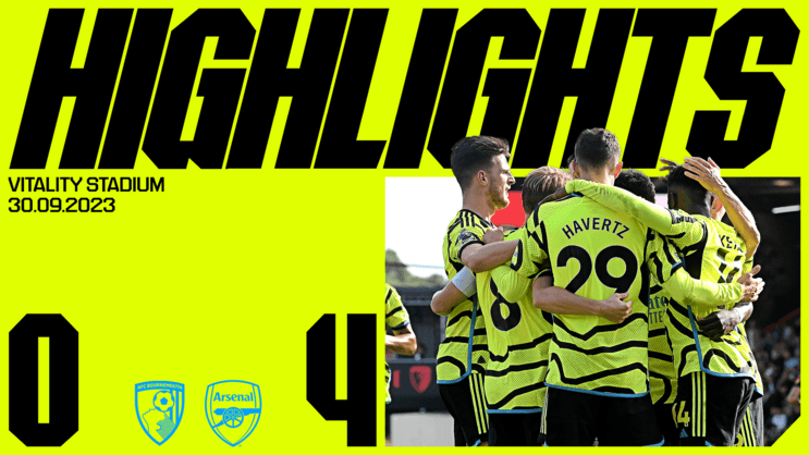 Highlights | Bournemouth 0-4 Arsenal