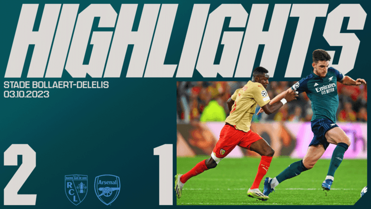 Highlights: RC Lens 2-1 Arsenal