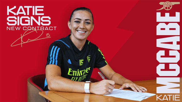 Katie McCabe signs new deal