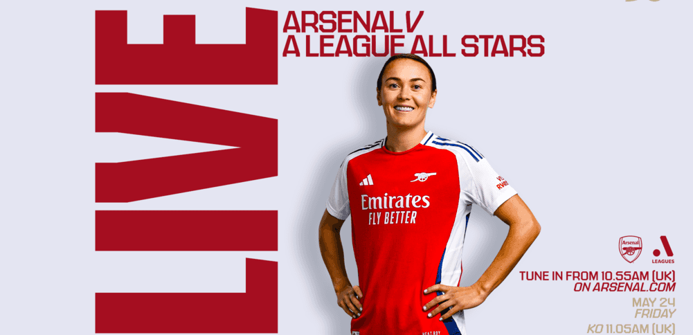 Stream our A-League All-Stars game on Arsenal.com