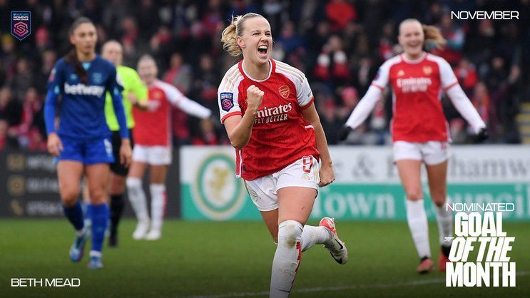 Mead and Foord up for WSL Goal of the Month